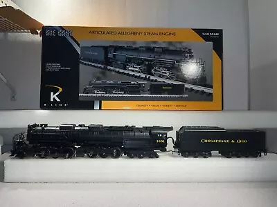 Huge K-line K3715-1601s C&o  Articulated Allegheny W/ Lionel Tmcc Railsounds Ln • $202.50