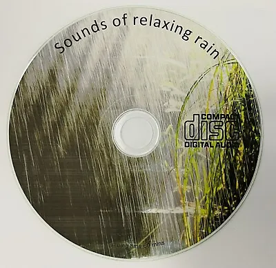 Natural Sounds Of Rain Relaxation Meditation Stress Relief Deep Sleep Aid Cd • £1.99
