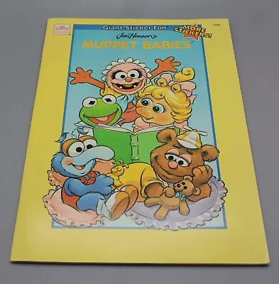 Jim Henson's Muppet Babies Sticker Fun Book 1991 Unused • $17