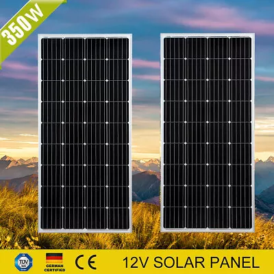 12V 700W 2x350W Solar Panel Mono Home Caravan Camping Power Charging Battery AU • $236