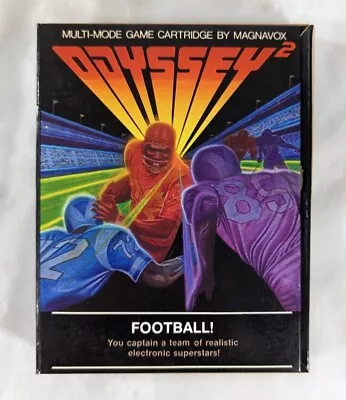 Magnavox Odyssey 2 Football! Video Game Complete In Box 1978 • $9