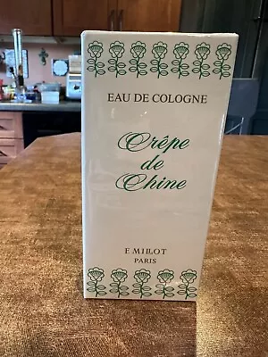 ** SEALED IN BOX - CREPE DE CHINE - F MILLOT 5602 PARIS EUA DE COLOGNE 2oz ** • $75