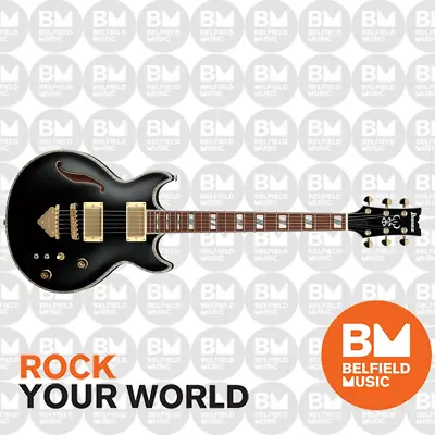 Ibanez AR520H Electric Guitar Semi-Hollow Body Black - AR520HBK - Brand New • $1299
