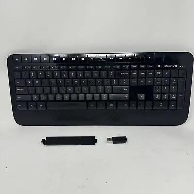 Microsoft Wireless Keyboard 2000 W/ USB Receiver (Dongle) - Tested Excellent • $14.41