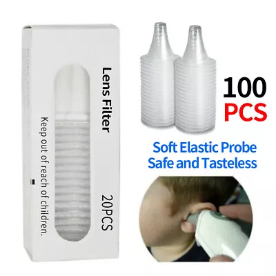 100pcs For Braun Thermoscan Ear Thermometer Replacement Lens Filters Probe Cover • $13.99