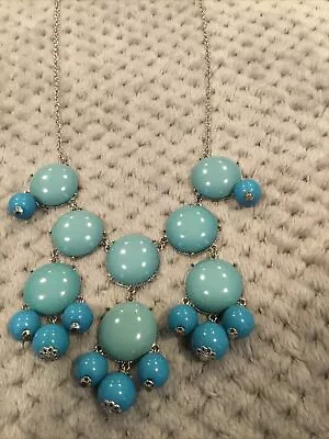 $11 • Buy Woman’s Aqua Bubble Statement Necklace
