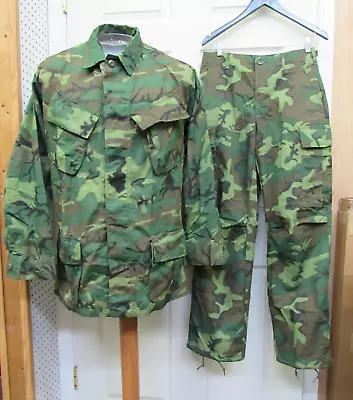 Vietnam Era US Erdl Camo Trousers Pants & Jungle Jacket Tropical Combat 1968 Set • $475