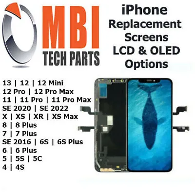 IPhone 13 12 11 Pro Max X XR 8 7 6s Plus Mini Replacement LCD Screen OLED Touch • $11.46