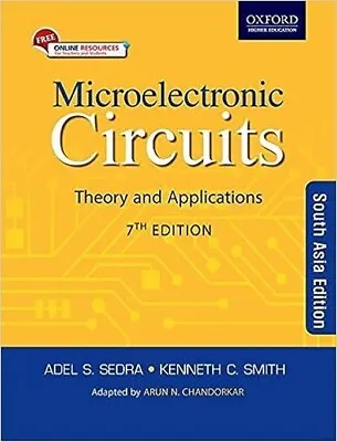 NEW : Microelectronic Circuits: Theory Application 7ed By Adel S. Sedra INTL ED • $38