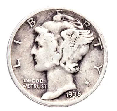 1936-P Mercury 90% Silver Dime G Or Better “Best Value On EBay” Free Shipping • $3.99