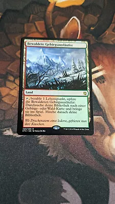 MTG Wooded Foothills GERMAN Foothills Wooded Rare Fetch Land • $26.20