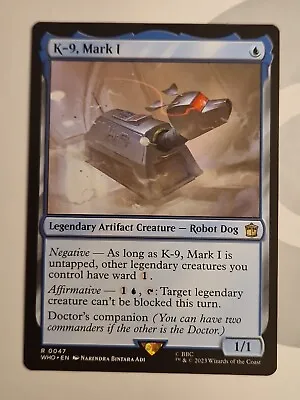 MTG Doctor Who - K-9 Mark I Rare R 0047 Pack Fresh • £2.99