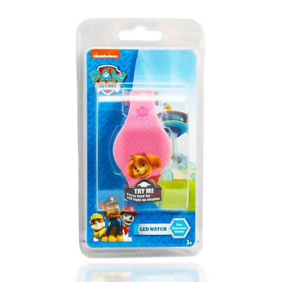 Paw Patrol Led Fun Character Watch Light Up Kids Official Nickelodeon (pink) • £5.95