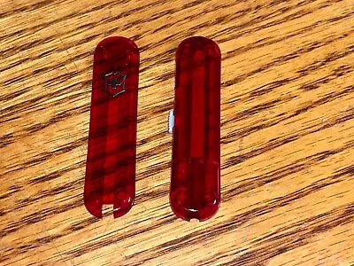 New Victorinox 58mm RUBY RED HANDLE - SCALE 3 Piece KIT For SIGNATURE Minichamp • $9.95