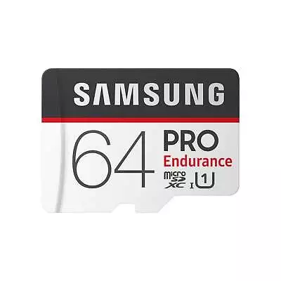 Samsung Pro Endurance 64GB Micro SD Card 100MB/S Dash Camera Security 4K Video • $44.95