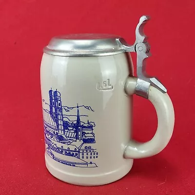 Vintage Honorary Gift Lidded Stein - The Bavarian Open - Iphitos Club • $42.50