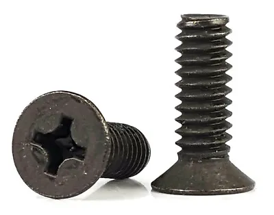 #0-80 Black Oxide Phillips Flat Head Machine Screws 100 Degree Taper - Select • $559