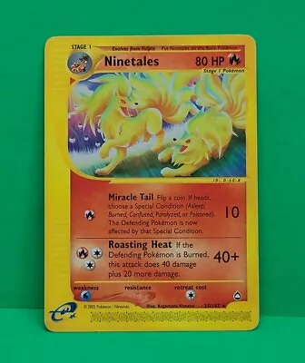 Pokémon Ninetales Aquapolis 25/147 E- Series Non-Holo  • $4.50