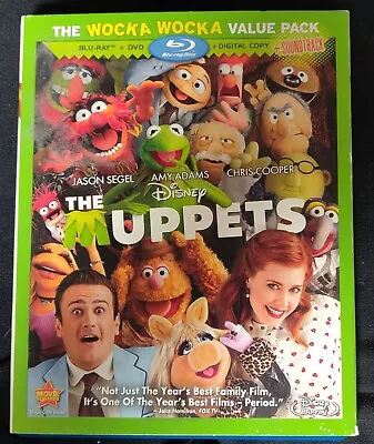 The Muppets (Blu-ray DVD Digital 2012) With Soundtrack Wocka Wocka Value Pack  • $3.99