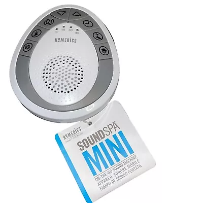 Homedics SoundSpa Mini Portable Sound Machine 4 Soothing Sounds Open Box • $12.97