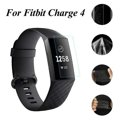 Film Screen Protector Full Cover Hydrogel Film For Fitbit Charge 4 Smart Band • $5.92