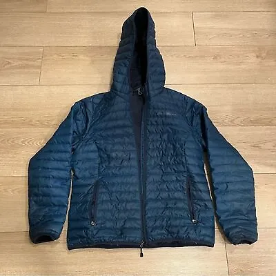 Eddie Bauer Blue Women’s Down Filled Quilted Packable Puffer Zip Jacket Size M • $23.75