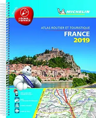 £17.30 • Buy France 2019 -Tourist  Motoring Atlas A4 Laminated Spira By Michelin New Map