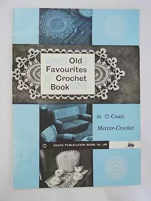 Vintage Crochet Pattern Mercer Design 1950s Original Coats Old Favourites 50s • £10