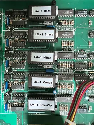 Linn LM-1 LM1 EPROMs For Oberheim DX Drum Machine • $75