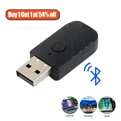 £4.11 • Buy 3in1 USB Bluetooth 5.0 Audio Transmitter Receiver Adapter For TV PC Car AUX F5K6