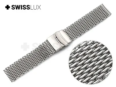 £24.90 • Buy For TISSOT Watch Strap SHARK MESH MILANESE Metal Steel Watch Band Bracelet Clasp