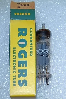 6X4 Rogers NOS Vacuum Tube Made In Great Britain Gray X Plate/square Getter • $16.95