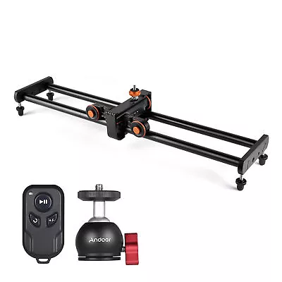 Andoer  Video Dolly Slider Kit With 3-wheel Auto Dolly Car 3 Speed R2I9 • $201.24