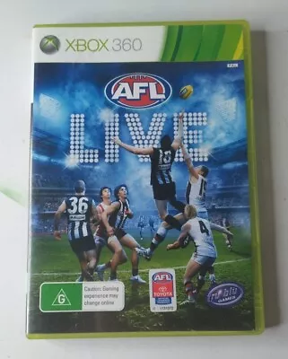 AFL Live Microsoft Xbox 360 Game  PAL - Free Domestic Postage  • $12.97