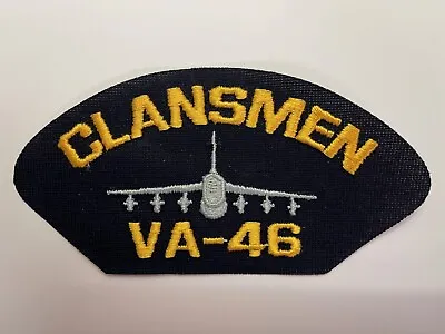 Clansmen VA-46 Navy With Silver Airplane PATCH • $4.50