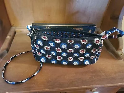 Vera Bradley Women's Small Blue Crossbody Bag 7x5x2 Night Owl Pattern • $5.99