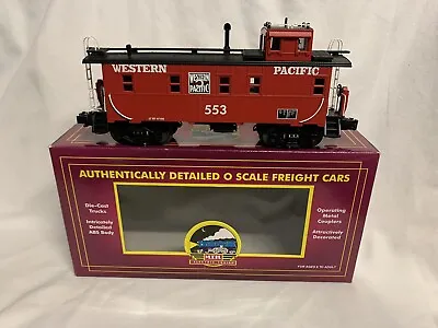 Mth Premier Western Pacific Offset Steel Caboose 20-91055! O Scale • $149.99