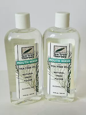 2 X Tea Tree Therapy Mouthwash With Tea Tree Oil Fresh Flavor 12 Fl Oz -Exp 1/26 • $21.90
