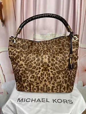 Michael Kors SKORPIOS Large Shoulder Bag Genuine Hair Calf BRAND NEW! 1395$ ❤️ • $699.09