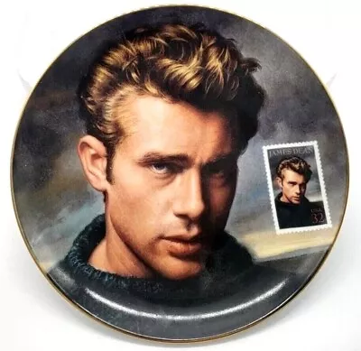 The JAMES DEAN Collection  HOLLYWOOD REBEL  Collectors Plate By Michael Deas • $26.95