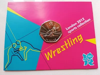 Olympic Games Wrestling 50p Coin. Part Of The Popular 50p Set • £14.99