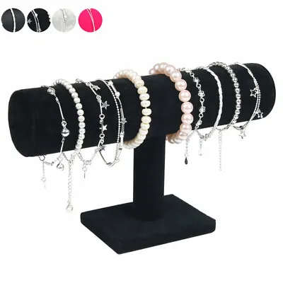 Bracelet Bangle Necklace Watch Display Stand Holder Jewelry Organizer T-Bar Rack • $13.96