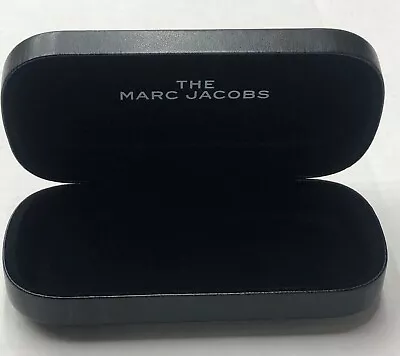 The Marc Jacobs Sunglasses Eyeglasses Case Black Leather Hard Shell W Cloth • $18.99