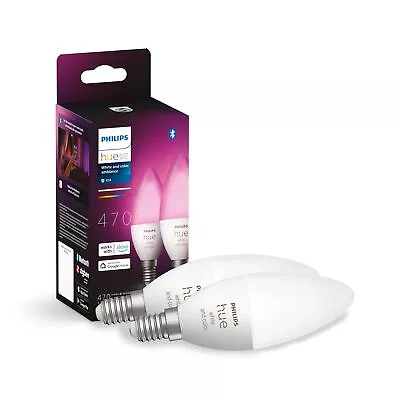 Philips Hue - E14 2-Pack Bulb -  White And Color Ambiance NEW • $253.23