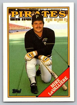 1988 Topps #539 Mike LaValliere - Pittsburgh Pirates • $1.59