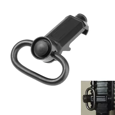 QD 1.25  Push Button Rifle Sling Swivel For Picatinny Weaver Rail Mount Outdoor • £11.38