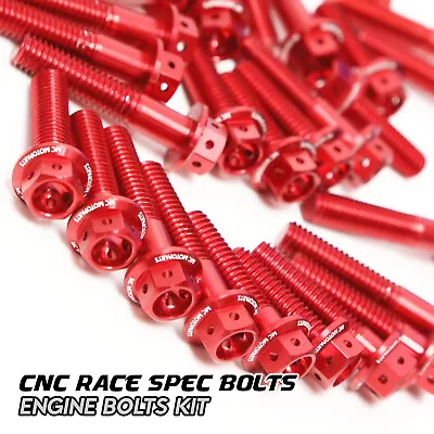 Red CNC Engine Bolt Kit Set For Yamaha YZF R1 04 05 06 • $59.11