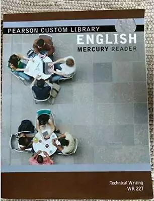Pearson Custom Library English Mercury Reader Technical  - ACCEPTABLE • $4.18