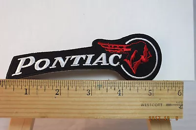 Pontiac  Old Logo Embroidered Iron-on Patch  5.75x1.75  • $8.99
