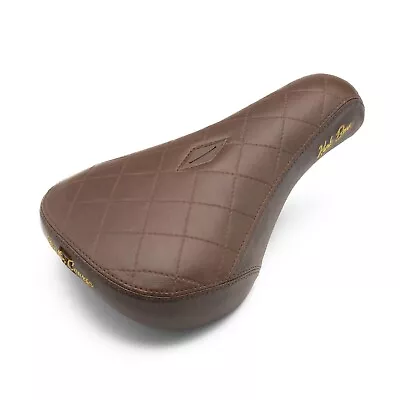 Kink Splendor (Brown) Diamond Stitch BMX Pivotal Bicycle Seat • $37.95